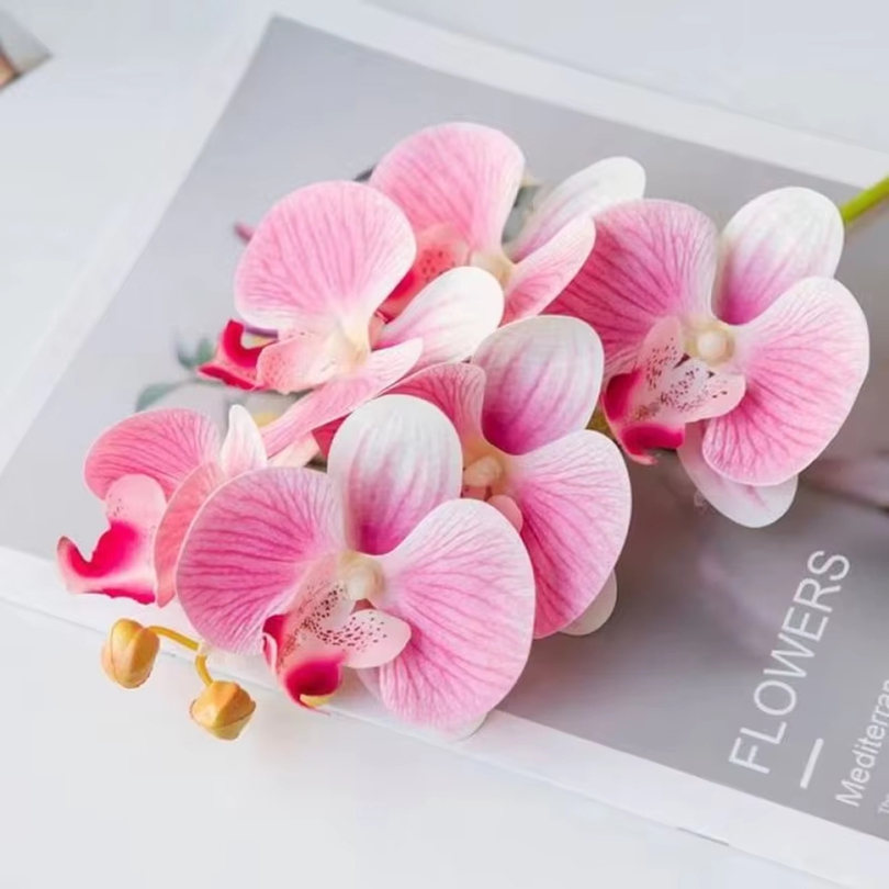 Orchid Phalaenopsis - 3D 인공 꽃 플라스틱 나비 난초