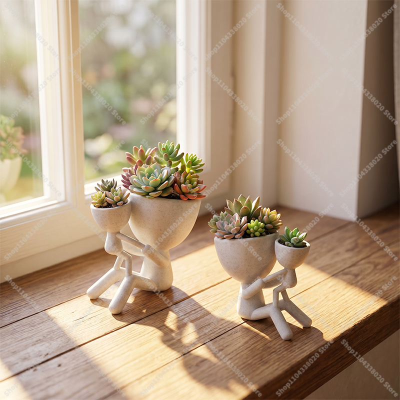 Plant Parent Pot - 패밀리 스타일 화분 - 창의적인 화분,
