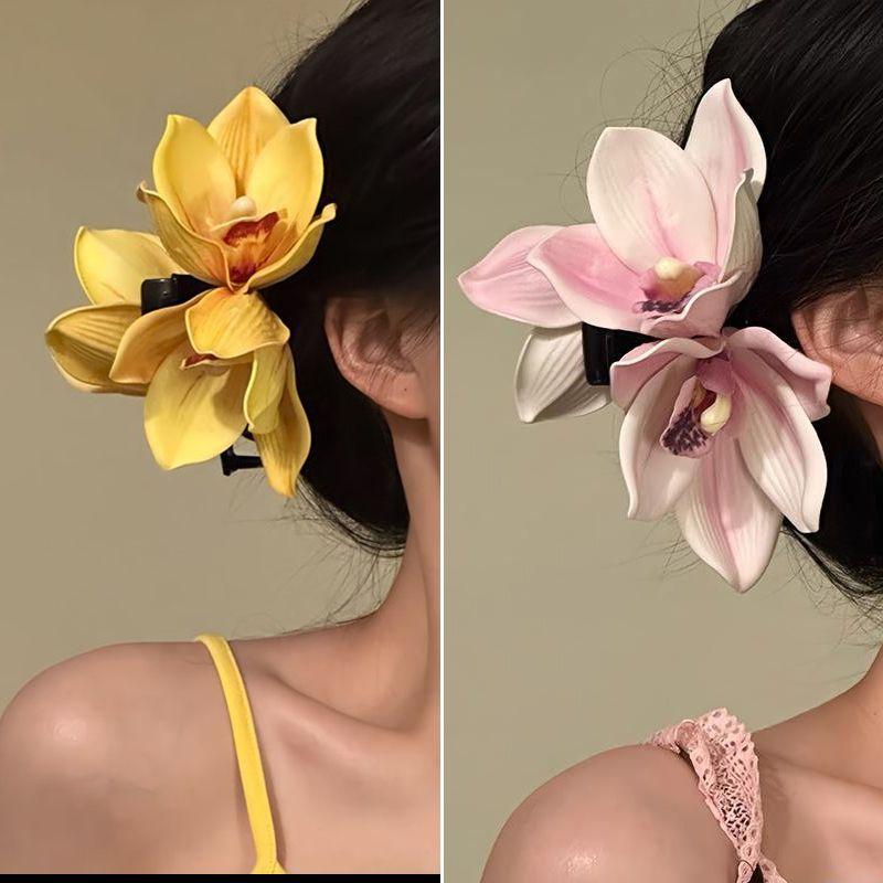 Orchid Phalaenopsis - 대형 난초꽃 헤어 클로 여성 웨딩