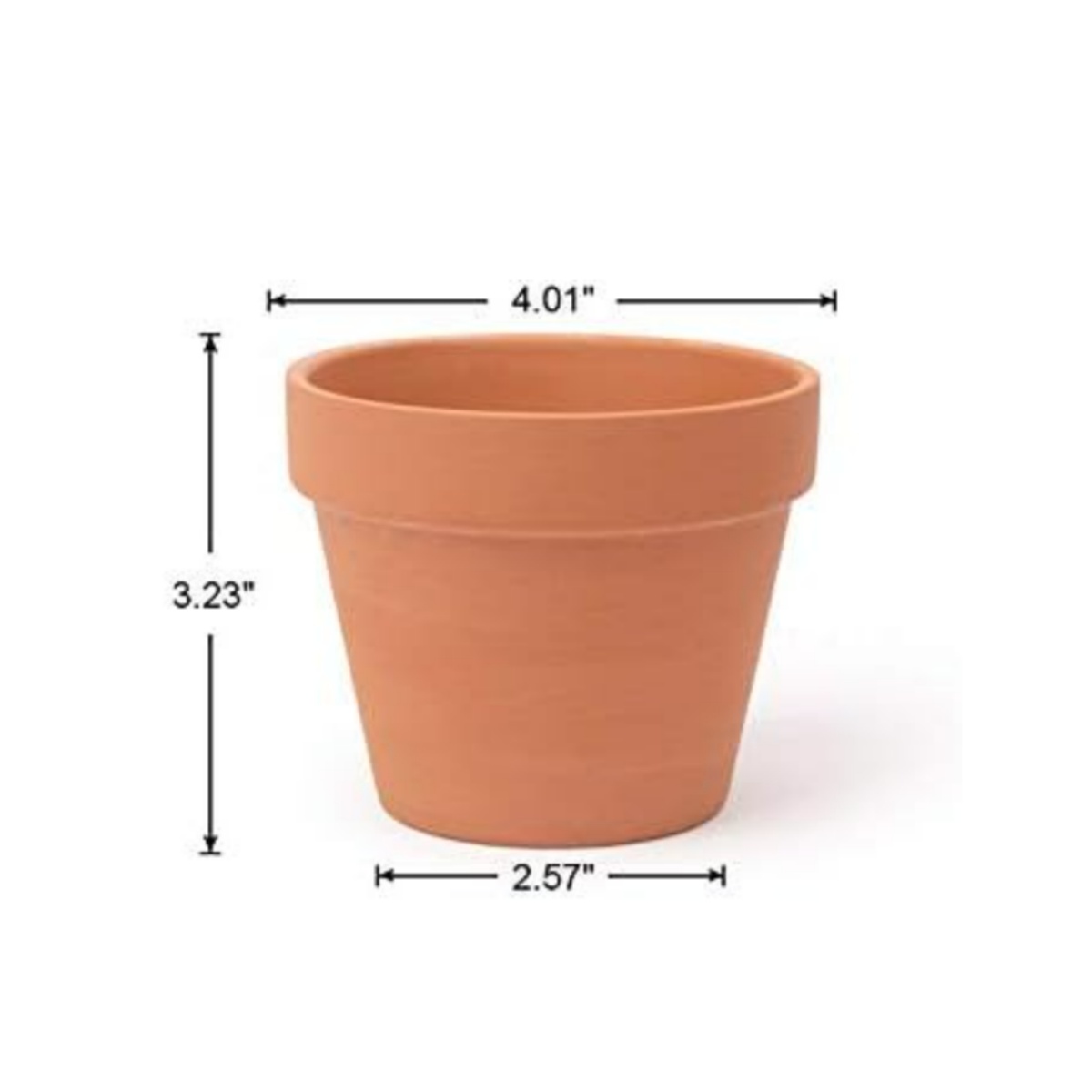 6pcs 4 인치 테라코타 냄비 꽃 냄비 배수 구멍이있 - Cactus Mix Pot 리뷰 및 가격