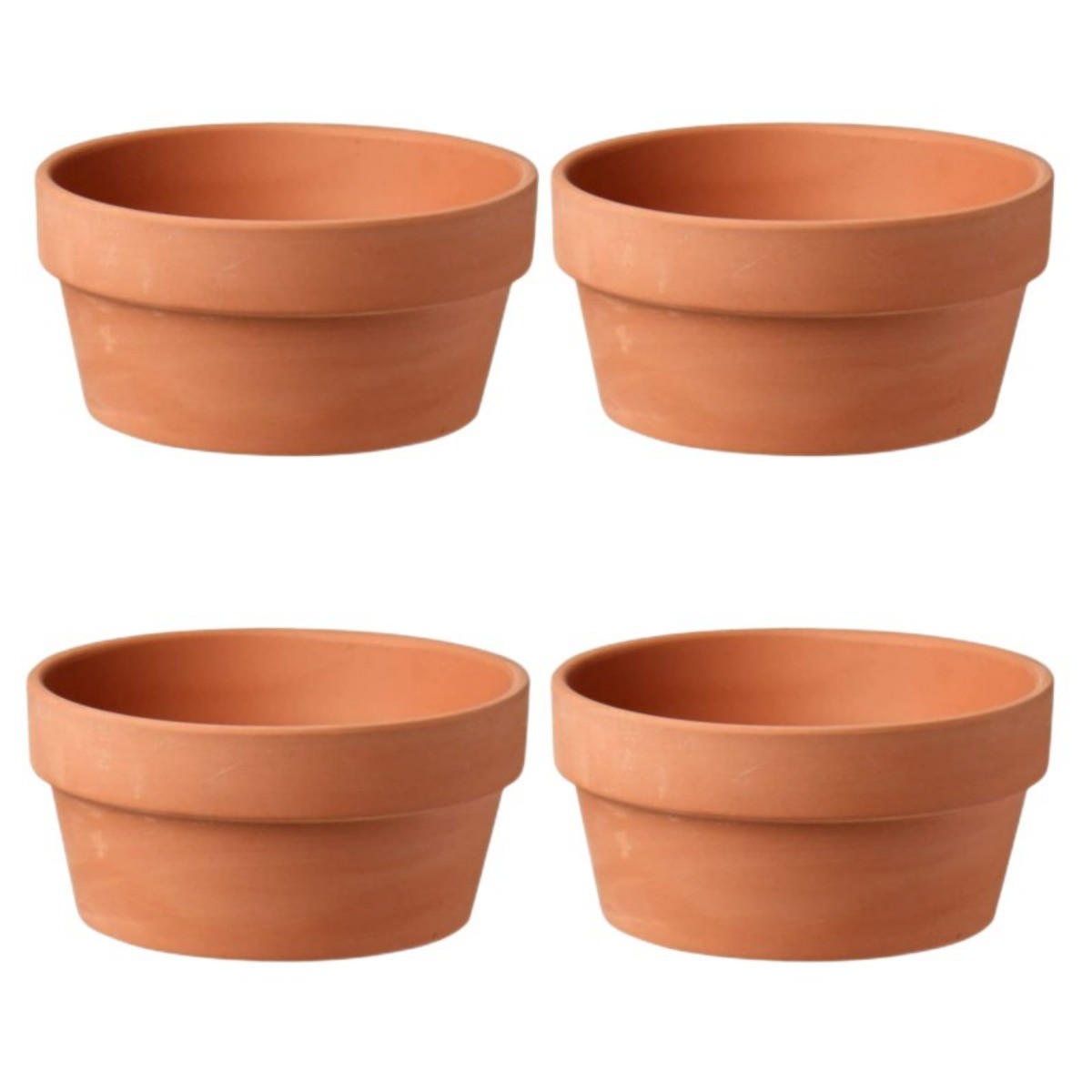6 PCS 테라코타 Buld 냄비 3.5 