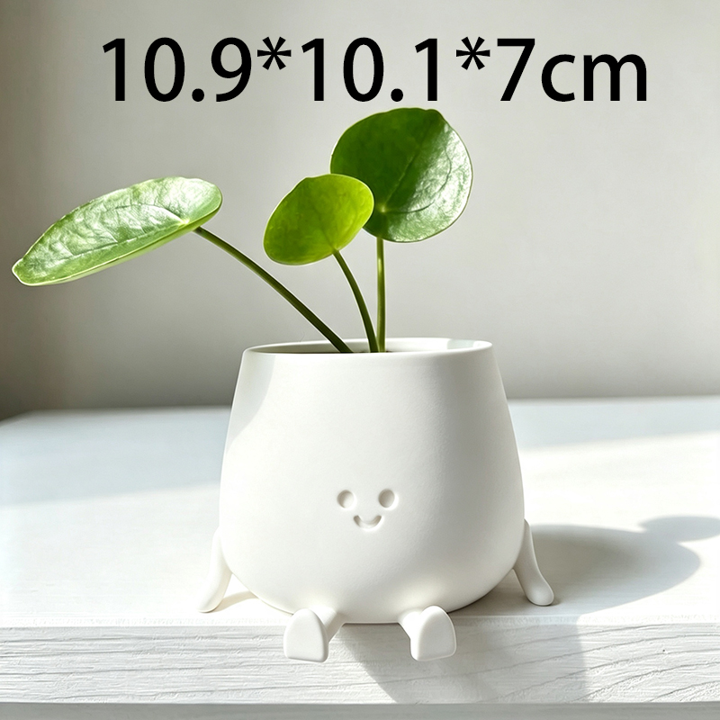 3D 프린팅 귀여운 스마일 페이스 화분, 창의적인 만화 - Cactus Mix Pot 리뷰 및 가격