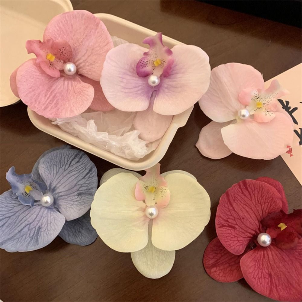 Phalaenopsis 진주 헤어 클립 난초 나비 헤어 - Orchid Phalaenopsis 리뷰 및 가격