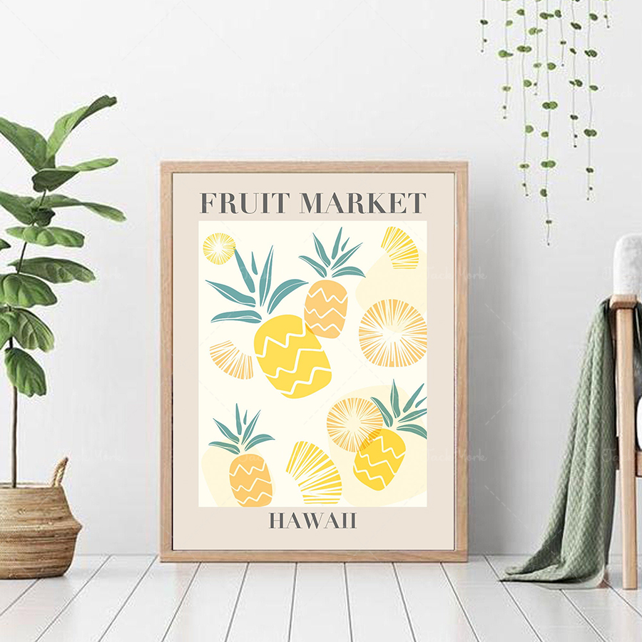 과일 시장 프린트, 과일 시장 포스터, 과일 프린트,  - Plant Jackfruit 리뷰 및 가격