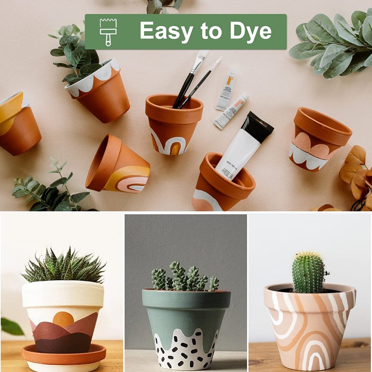 16 Pcs 1.8 ''테라 코타 냄비 도자기 화분 선 - Cactus Mix Pot 리뷰 및 가격