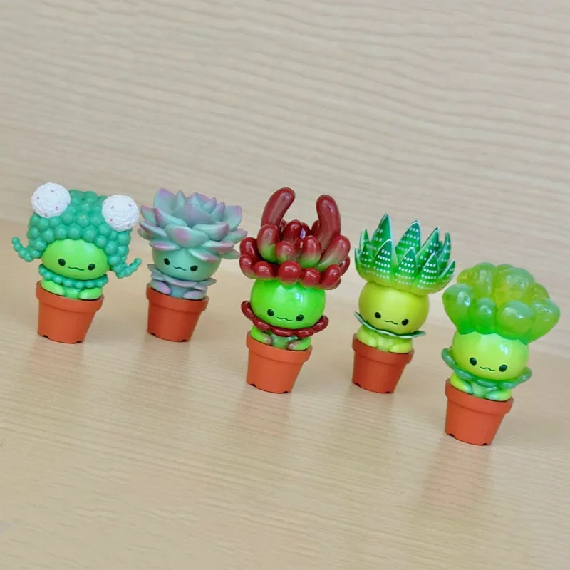 오리지널 QUALIA Kawaii Gashapon 피규 - Cactus Mix Pot 리뷰 및 가격