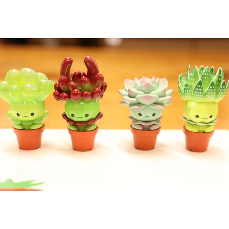 오리지널 QUALIA Kawaii Gashapon 피규 - Cactus Mix Pot 리뷰 및 가격