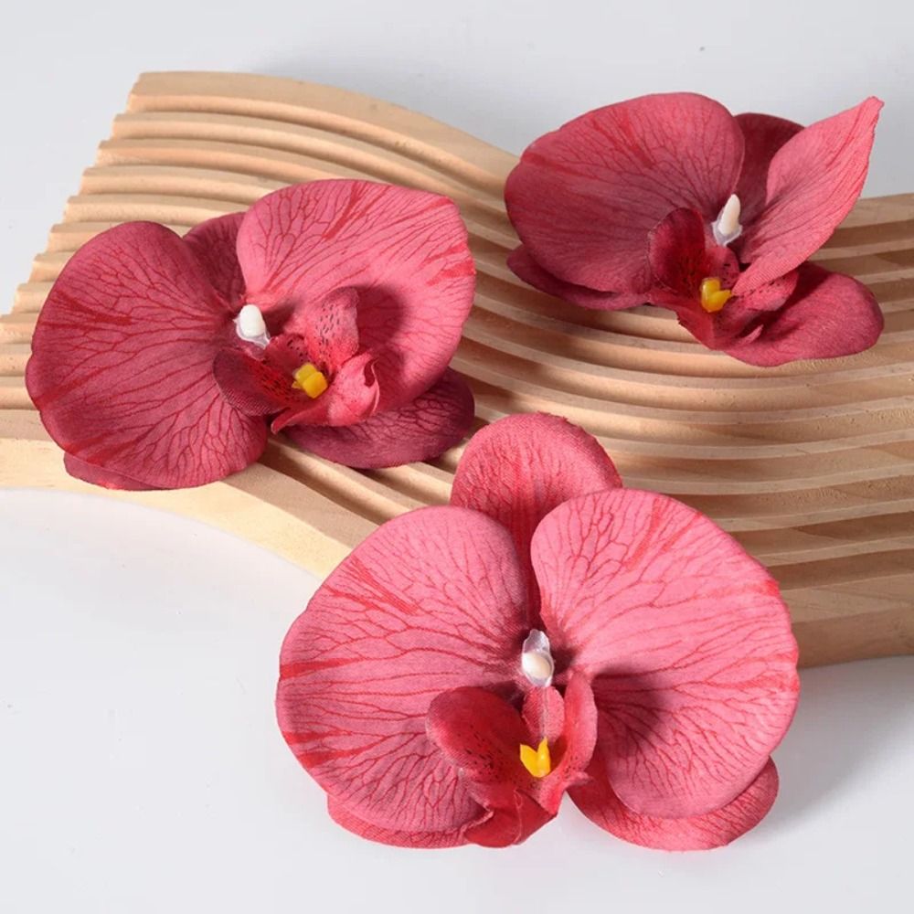 DIY 팔레놉시스 꽃 머리 11cm 사랑스러운 인공 나 - Orchid Phalaenopsis 리뷰 및 가격