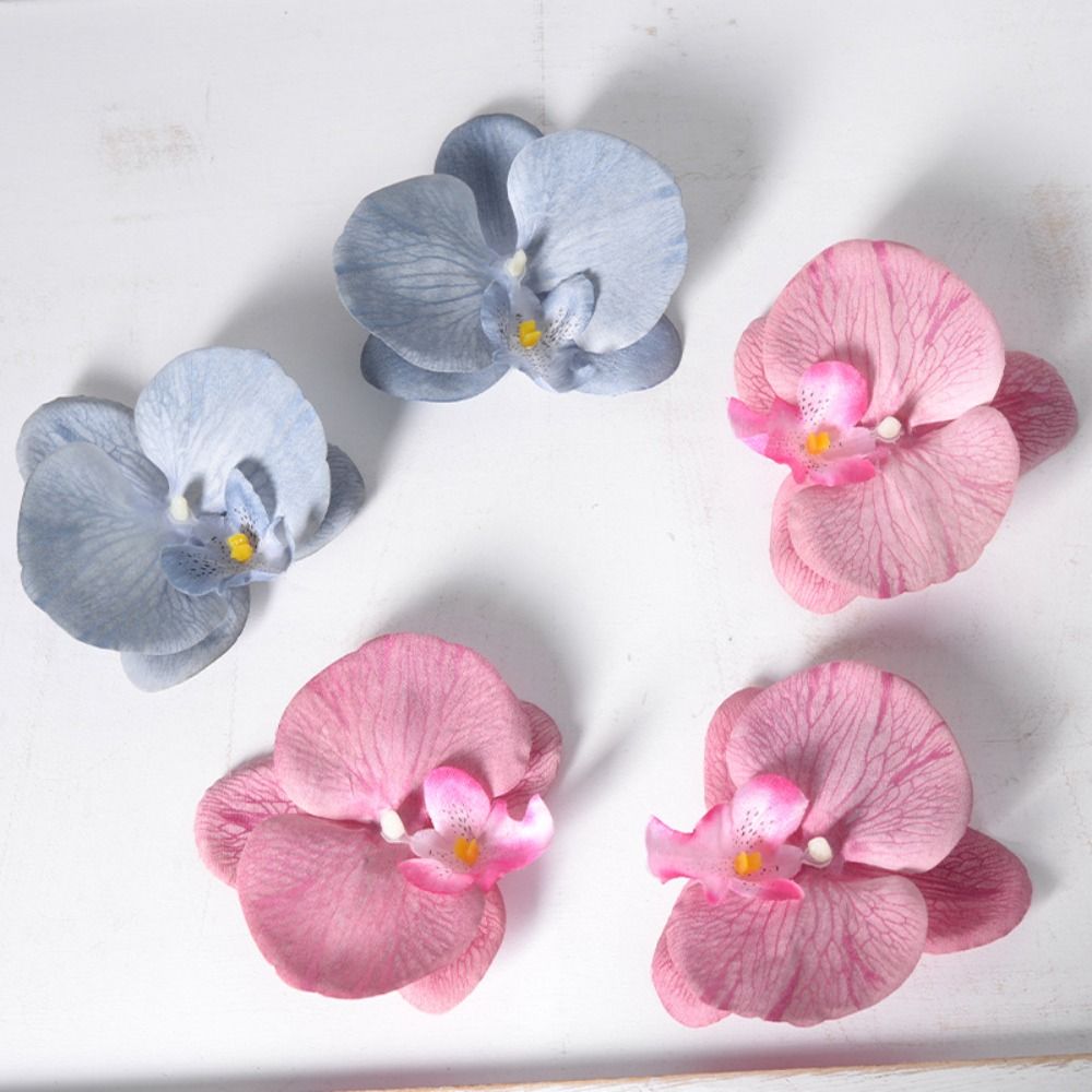 DIY 팔레놉시스 꽃 머리 11cm 사랑스러운 인공 나 - Orchid Phalaenopsis 리뷰 및 가격