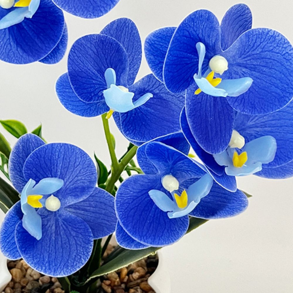 멀티 블룸 시뮬레이션 나비 난초 DIY 조화 인조 식물 - Orchid Phalaenopsis 리뷰 및 가격