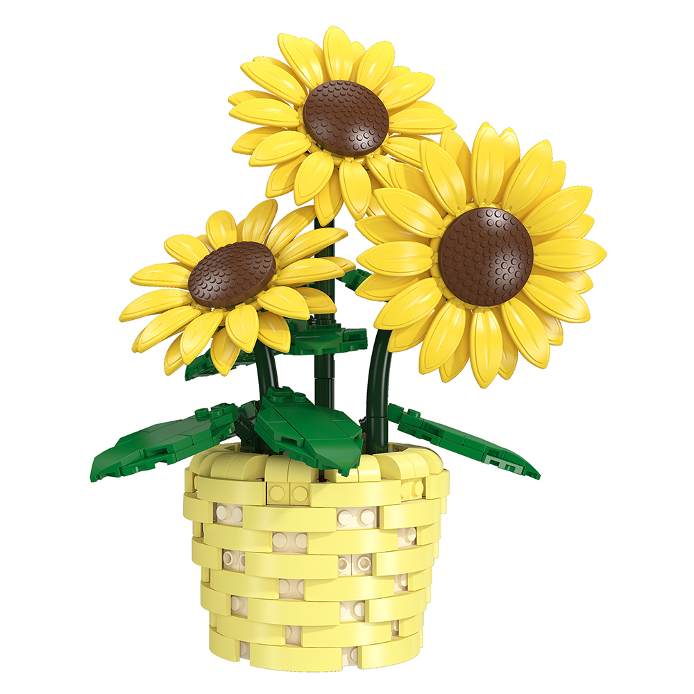 DIY 해바라기 화분 식물 빌딩 블록 실물 같은 꽃 장 - Plant Parent Pot 리뷰 및 가격